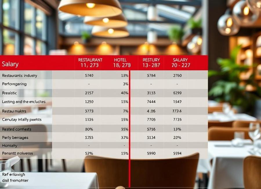 So Sánh Lương Ngành Nhà Hàng Khách Sạn Với Các Ngành Khác