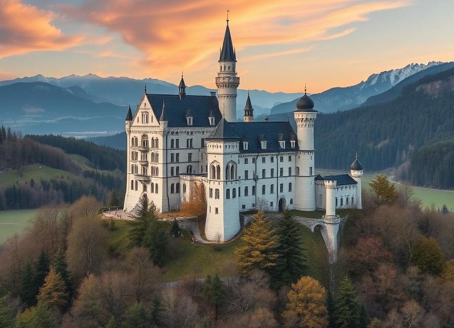Lâu đài Neuschwanstein: Giấc mơ cổ tích